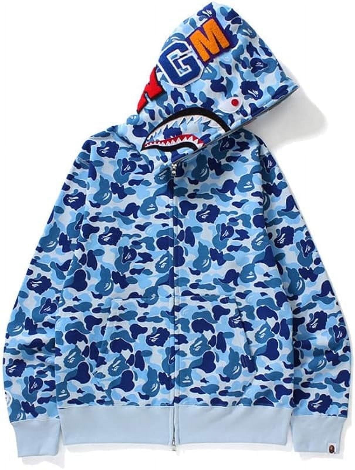 Bape full zip up hoodie best sale