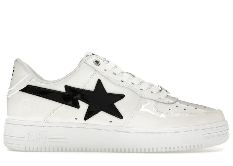 BAPE Men's A Bathing Ape Bape Sta #2 White Patent, from StockX