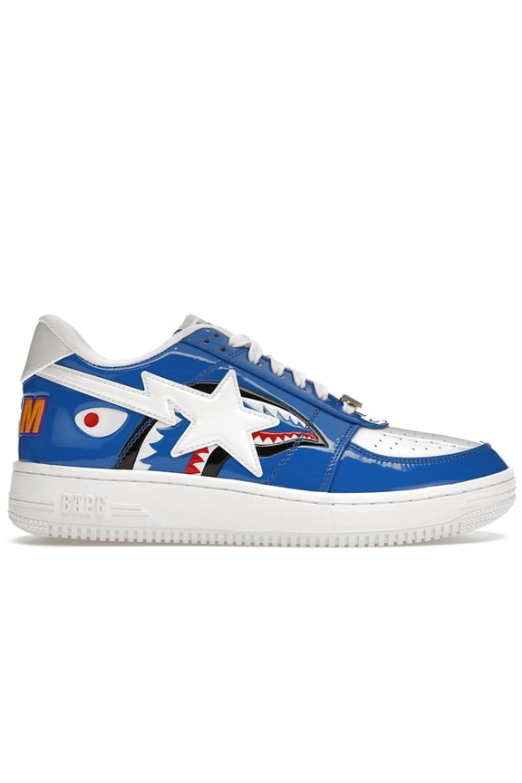 Men's A Bathing Ape Bape Sta Low Color Block Shark Blue Shoes, from StockX