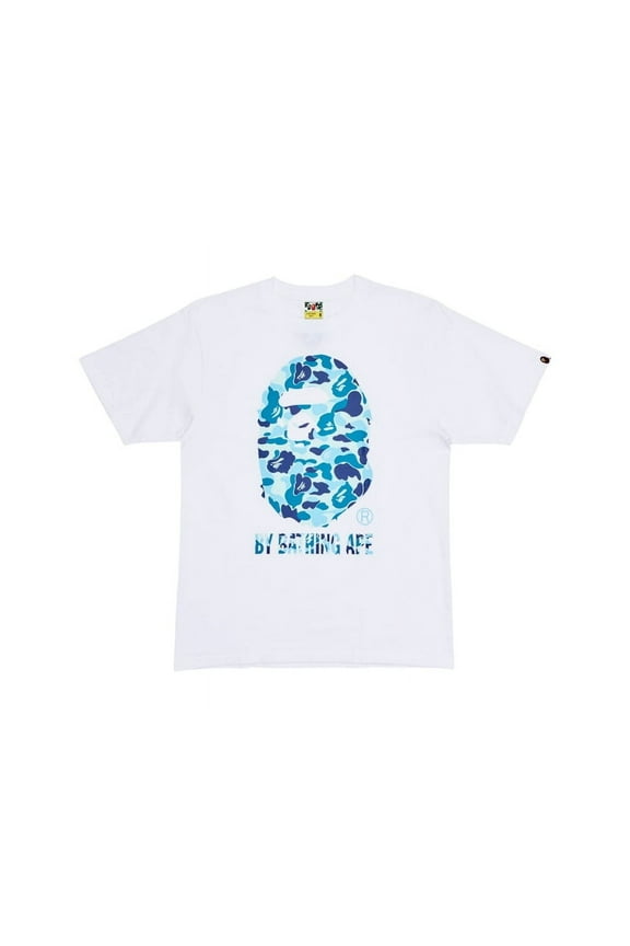 Men's ABC Camo By Bathing Ape Tee White/Blue, from StockX