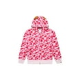 thumbnail image 1 of BAPE Men's ABC Camo Shark Full Zip Hoodie Pink, from StockX, 1 of 7