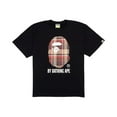 thumbnail image 1 of BAPE Men's Check By Bathing Ape Tee Black/Red, from StockX, 1 of 2