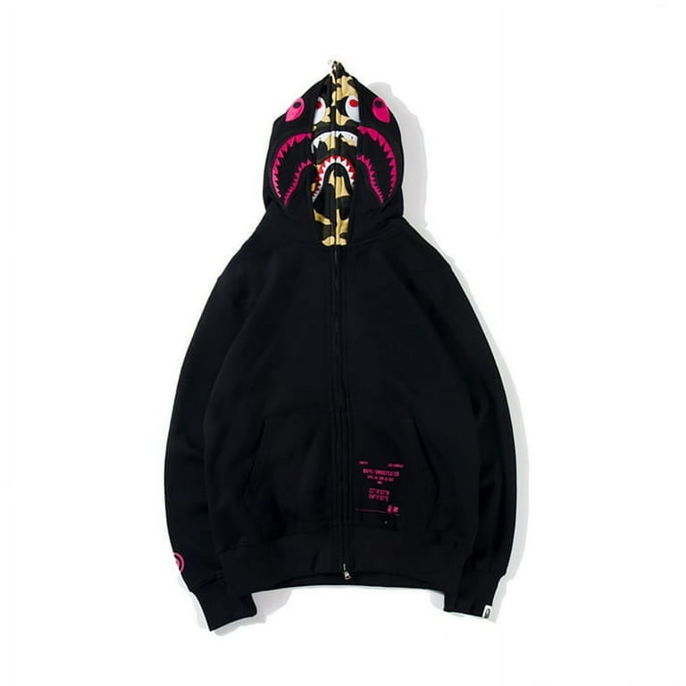 pink bape hoodie