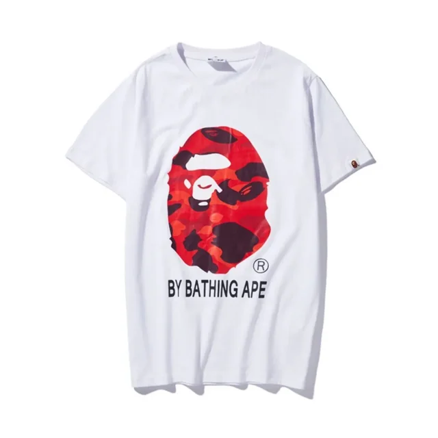 BAPE TShirt for Men Women Teens, Letter Graphic Cotton Classic Short