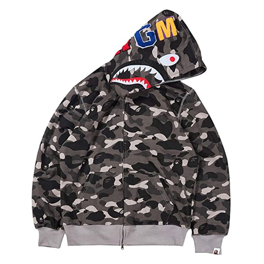 BAPE WGM Sudadera con Capucha de Cabeza de Tiburón Peru Ubuy