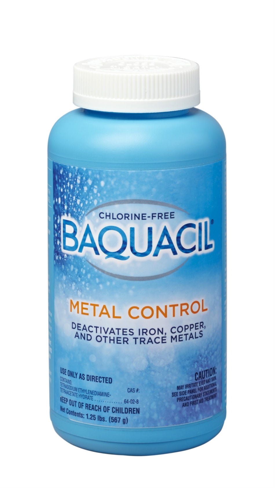 BAQUACIL 84327 Metal Control Chlorine-Free Swimming Pool Maintenance, 1.25 pounds