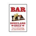 thumbnail image 1 of BAR Aluminum Sign parking Aluminum Signs pub lounge bartender beer home liquor drink | Indoor/Outdoor | 10" Tall, 1 of 4