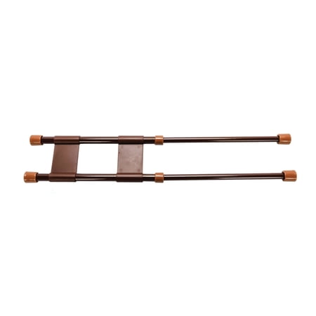 BAR - CUPBOARD DOUBLE - 10IN TO 17IN BROWN (E/F)