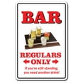 thumbnail image 1 of BAR Decal parking Decals pub lounge bartender beer home liquor drink | Indoor/Outdoor | 7" Tall, 1 of 4
