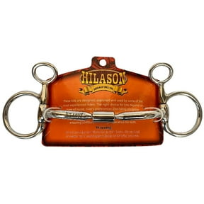 BAR H EQUINE 5 In Mouth Snaffle Bit Stainless Steel Western Horse Bits