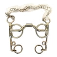thumbnail image 1 of HILASON Horse Pelham Snaffle Bit Mouthpiece is 5 Inch Solid Stainless Metal, 1 of 1