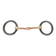 thumbnail image 1 of HILASON Western Horse Snaffle Bit Mouthpiece 5 Inch Twisted Copper Wire SS Metal, 1 of 1