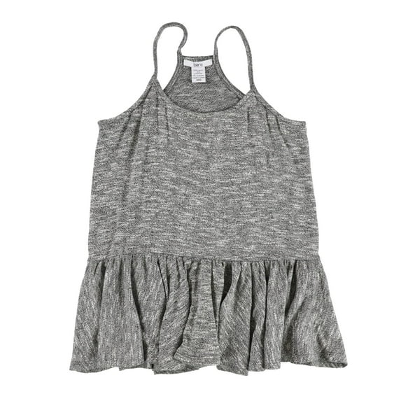 BAR III $34 Womens New 1581 Gray Pleated Racerback Spaghetti Strap Top XS B+B