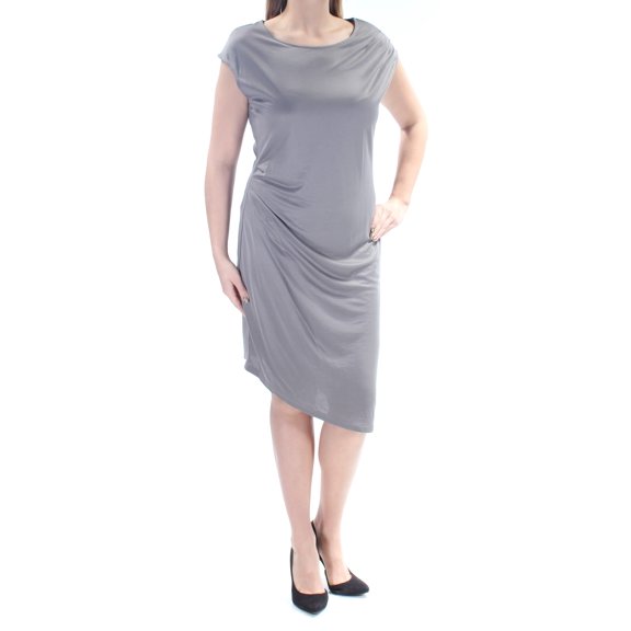 BAR III $70 Womens New 1169 Gray Pleated Dress XS B+B