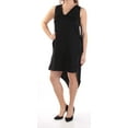thumbnail image 1 of BAR III Womens Black Sleeveless V Neck Below The Knee Hi-Lo Dress  Size: M, 1 of 2