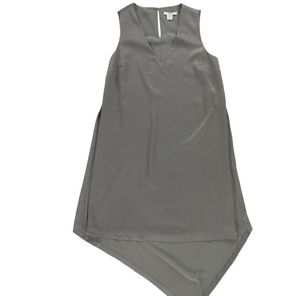 BAR III $80 Womens New 1594 Gray Slitted V Neck Dress M B B
