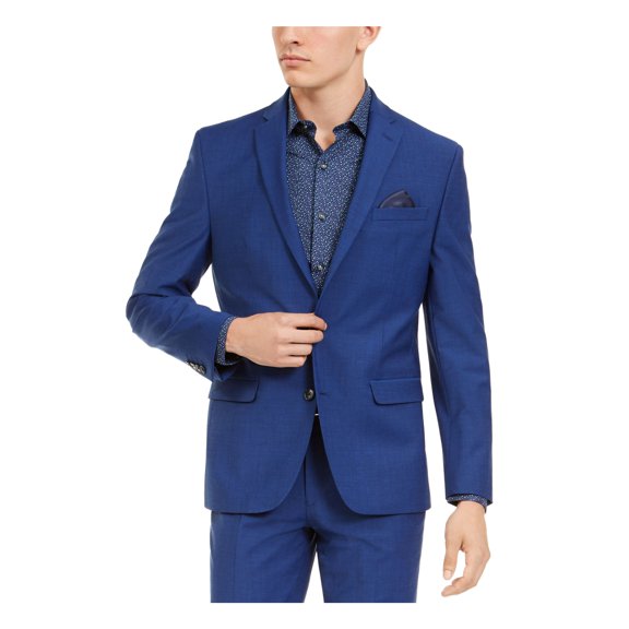 BAR III Mens Navy Blazer Jacket 38L