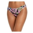 thumbnail image 1 of BAR III Women's Multi Color Stretch Moderate Coverage Shirred Hipster Swimsuit Bottom L, 1 of 3