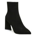thumbnail image 1 of BAR III Womens Black Comfort Asya Pointed Toe Sculpted Heel Zip-Up Heeled Boots 10 M, 1 of 4