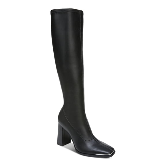 BAR III Womens Black Haydin Square Toe Block Heel Zip-Up Dress Boots 9 M