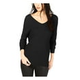 thumbnail image 1 of BAR III Womens Black Long Sleeve Scoop Neck Top Size: S, 1 of 2