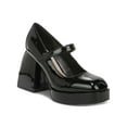 thumbnail image 1 of BAR III Womens Black Mary Jane Comfort Nexie Square Toe Flare Slip On Pumps Shoes 10 M, 1 of 4