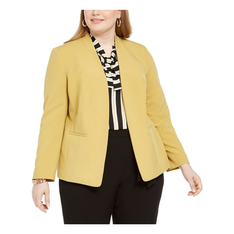 Plus size deals gold blazer