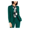 thumbnail image 1 of BAR III Womens Green Pocketed Wear To Work Blazer Jacket 14, 1 of 4