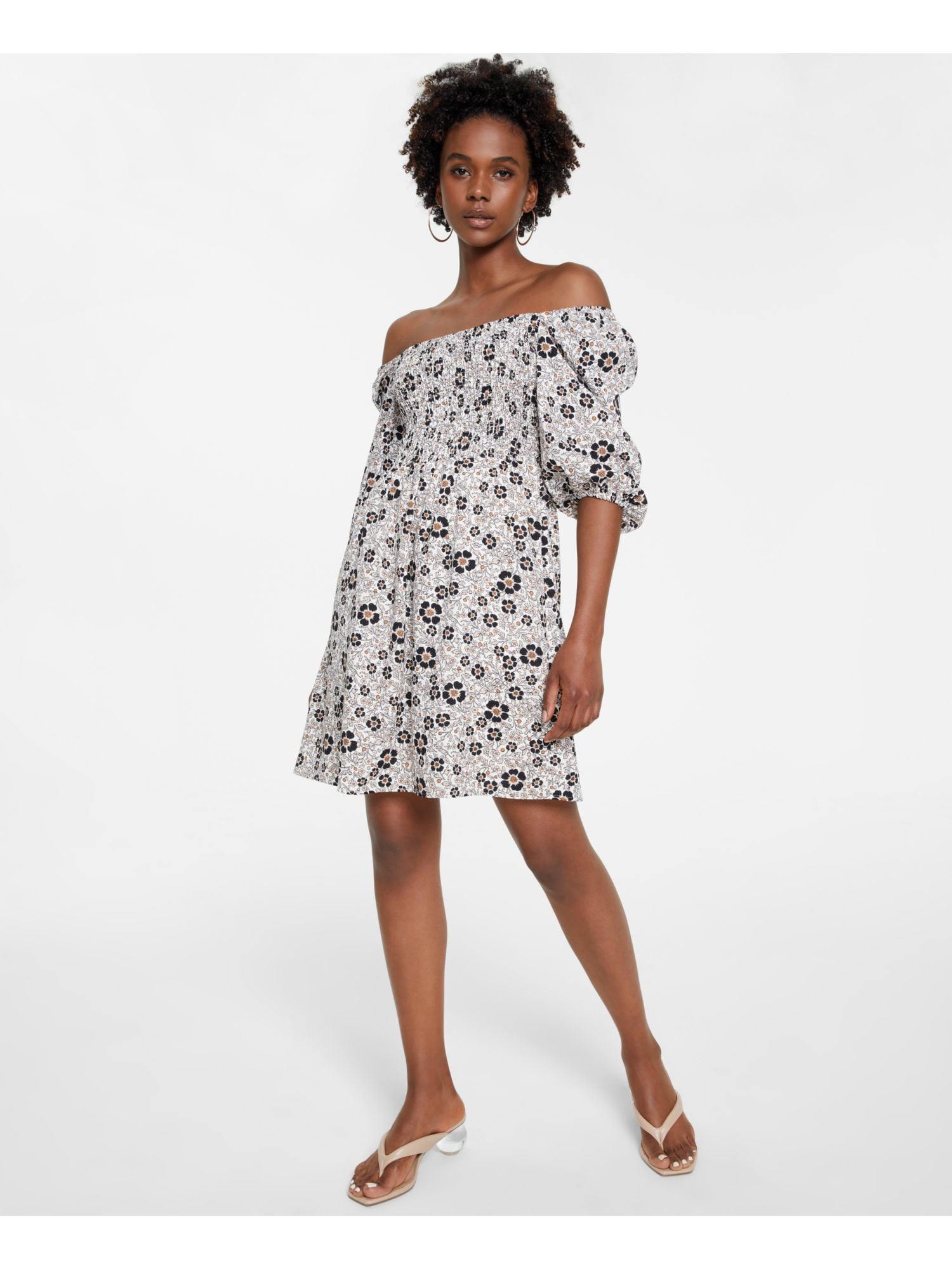 Bar iii floral dress sales