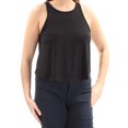 thumbnail image 1 of BAR III Womens Black Sleeveless Jewel Neck Top  Size: L, 1 of 2
