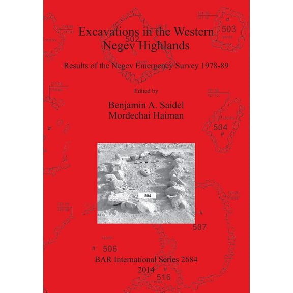 BAR International Excavations in the Western Negev Highlands: Results of the Negev Emergency Survey 1978-89, Book 2684, (Paperback)