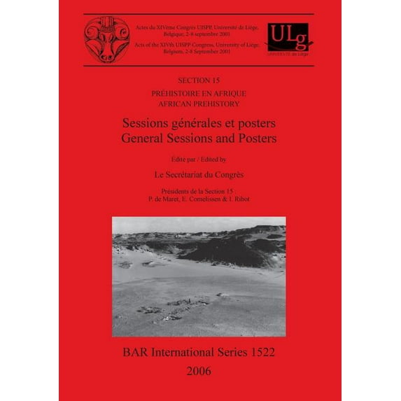 BAR International: Section 15. Préhistoire en Afrique / African Prehistory: Sessions générales et posters / General Sessions and Posters (Paperback)