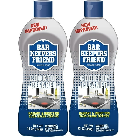 BAR KEEPERS FRIEND Multipurpose Cooktop Cleaner 13 oz - Liquid Stovetop Cleanser - Safe for Use on Glass Ceramic Cooking Surfaces, Copper, Brass, Chrome, and Stainless Steel and Porcelain Sinks2