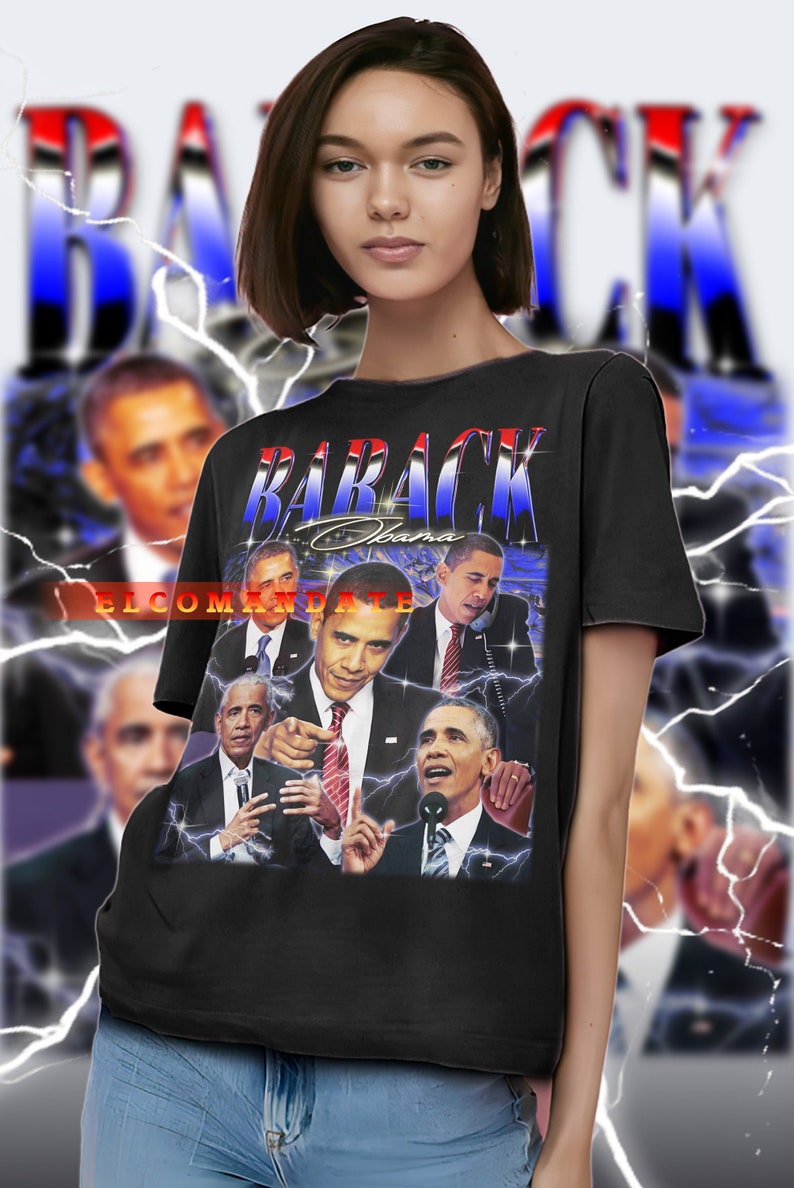 BARACK OBAMA Shirt Barack Obama Vintage Shirt Barack Obama Retro 90s Tshirt Barack Obama Sweatshirt Barack Obama Longsleeve Walmart