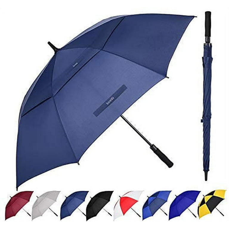 BARAIDA Golf Umbrella Large 54/62/68 Inch, Extra Large Oversize Double  Canopy Vented Windproof Waterproof Umbrella, Automatic Open Golf Umbrella  for