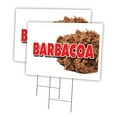 thumbnail image 1 of BARBACOA 2 Pack Of 18" x 24" Yard Sign & Stake | Advertise Your Business | Stake Included Image On Front Only | Made in The USA, 1 of 3