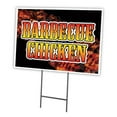 thumbnail image 1 of BARBECUE CHICKEN 18"x24" Yard Sign & Stake | Advertise Your Business | Stake Included Image On Front Only | Made in The USA, 1 of 3