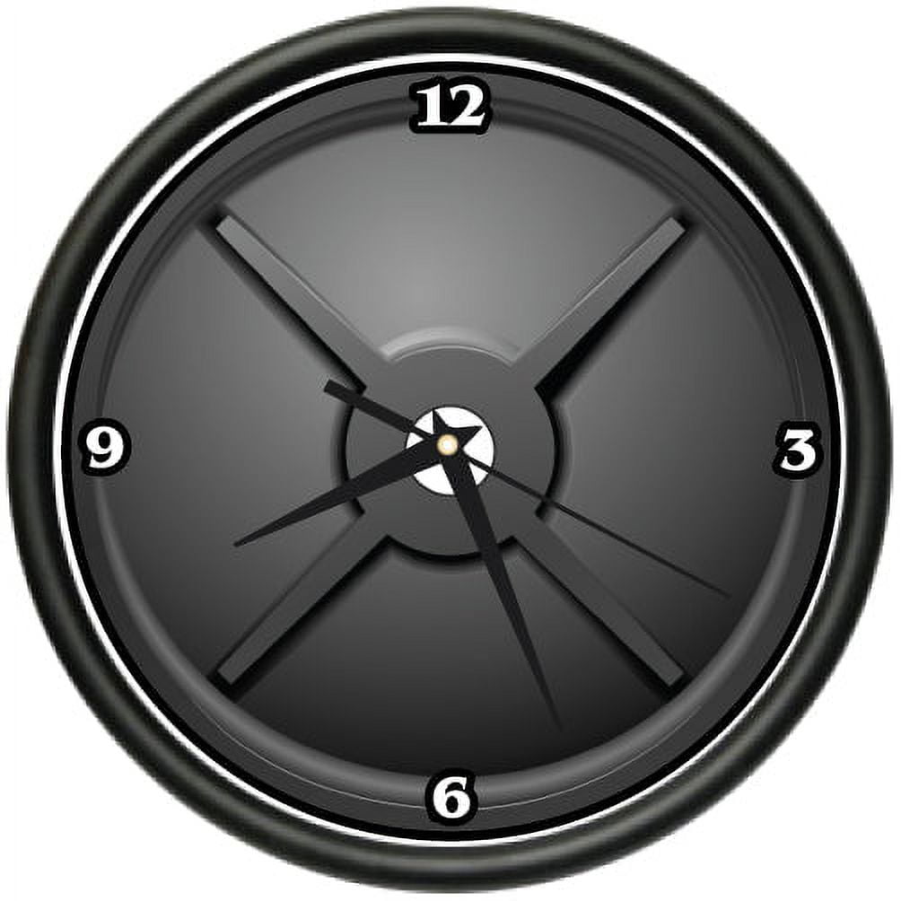 BARBELL Wall Clock weight lifting gym workout sports gift
