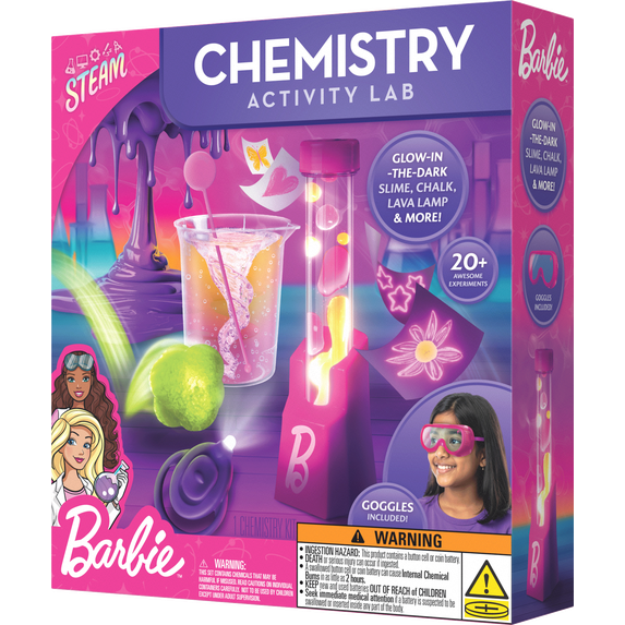 Barbie Chemistry Activity Lab Science Kit for Kids Age 5 and Up by Blue Marble
