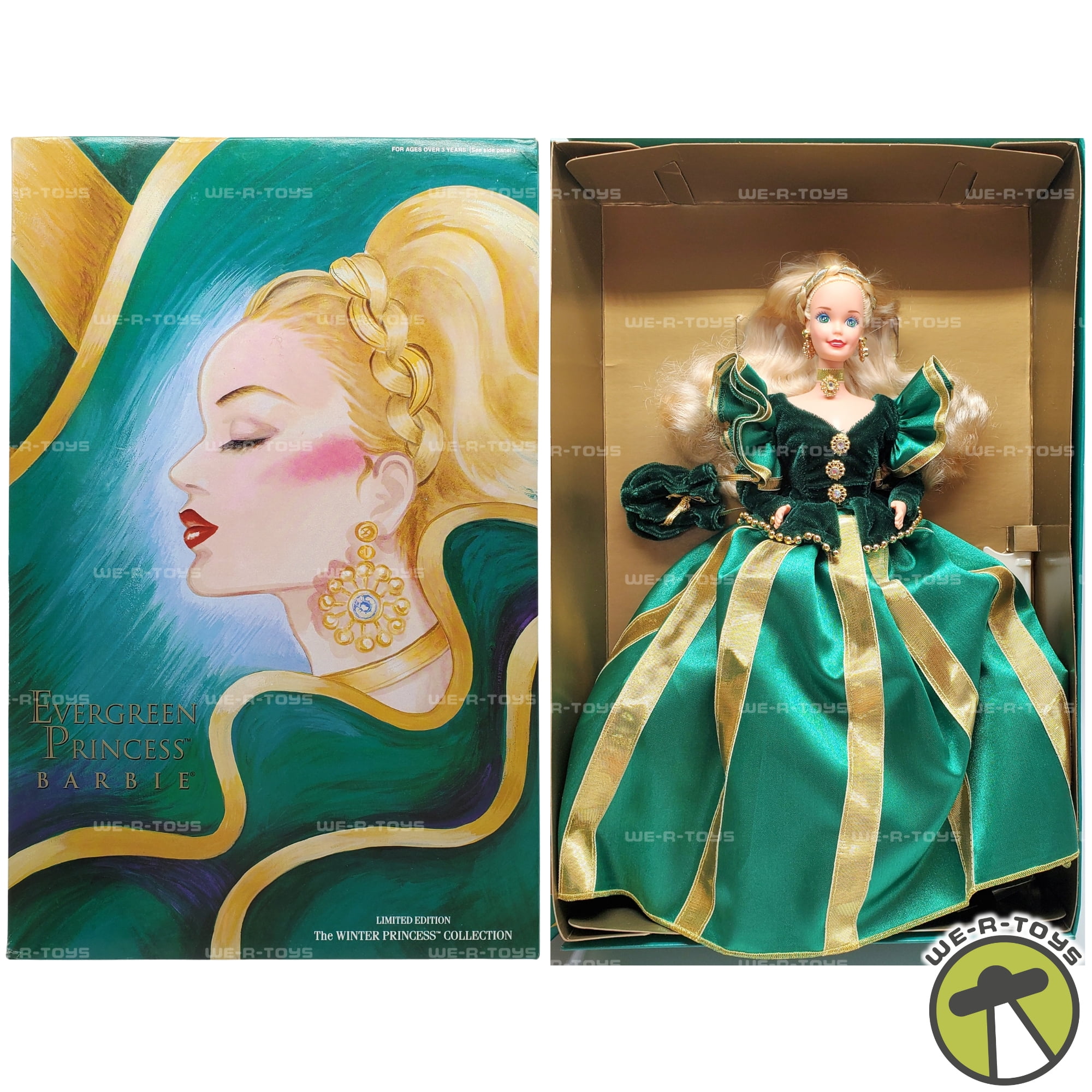 Evergreen Princess Barbie Doll Blonde Limited Edition Winter