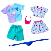 Barbie Clothes, Fashion Pack with 2 Complete Looks for Barbie & Ken Dolls (Styles May Vary)