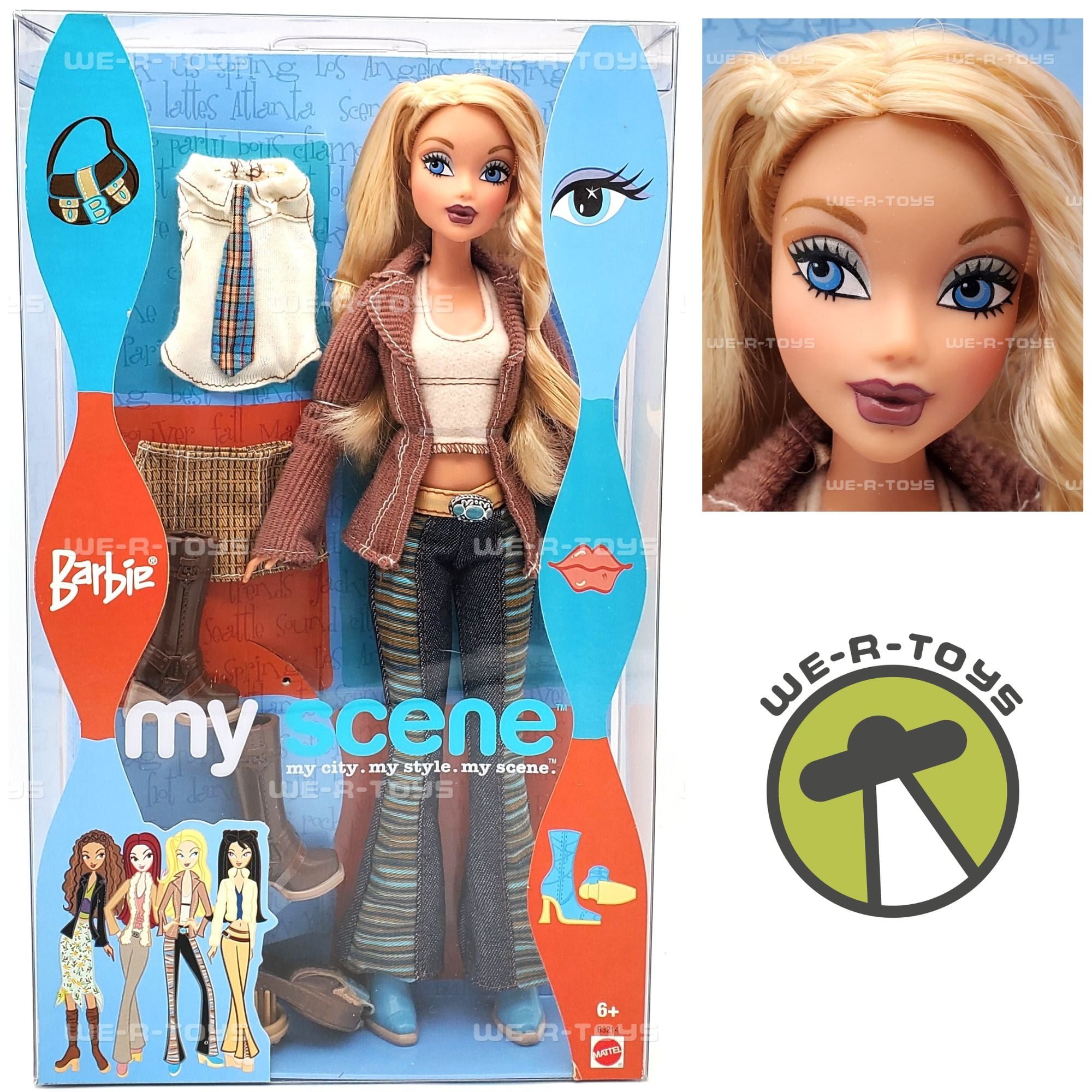 芸能人愛用のルームウェア BARBIE-MY-SCENE-2003-with- ピンクボックスバービー (1978-)