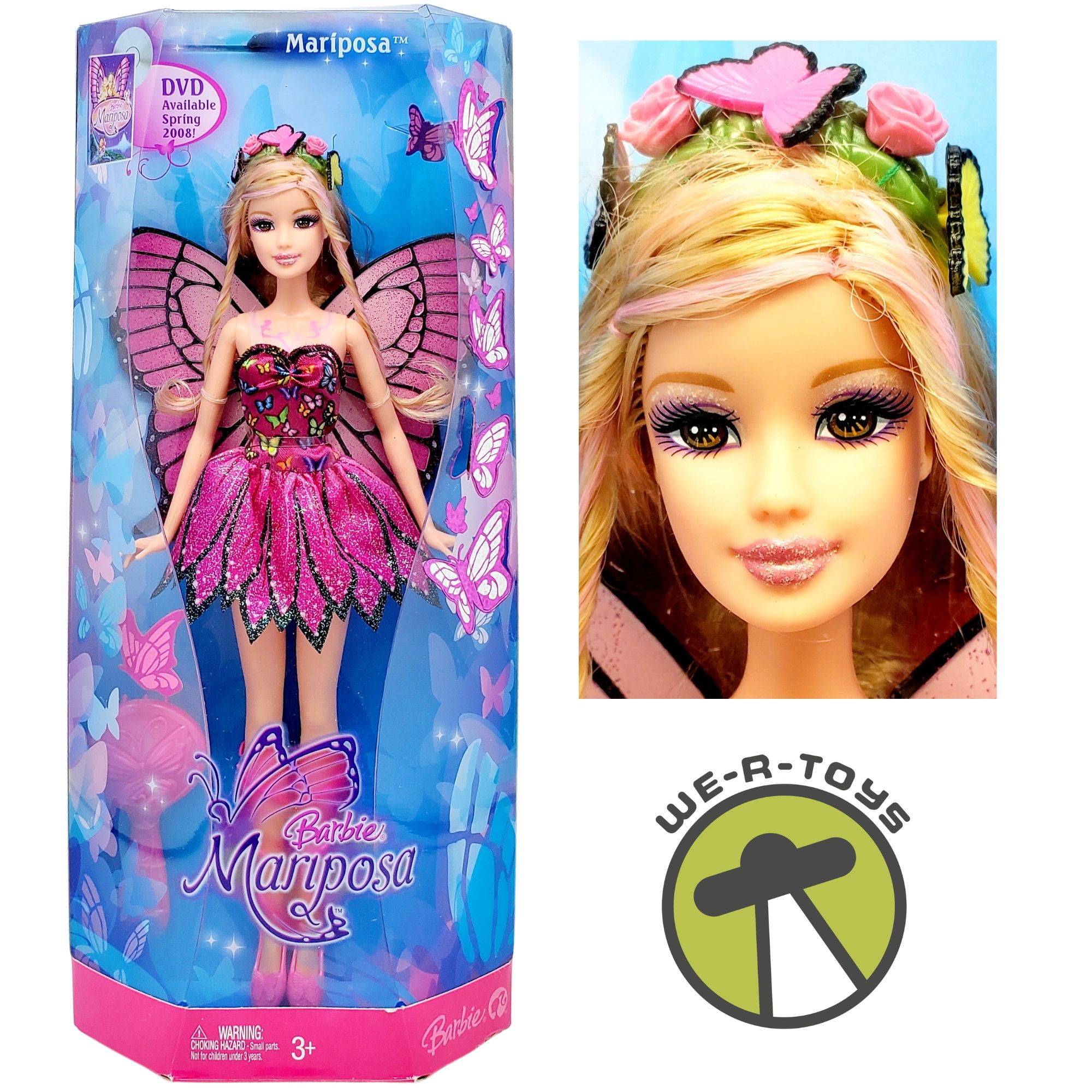 Barbie Mariposa Doll 2007 Mattel M3456 - Walmart.com