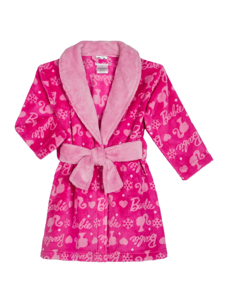 Barbie Toddler Girl Pajama Robe, Sizes 2T-5T