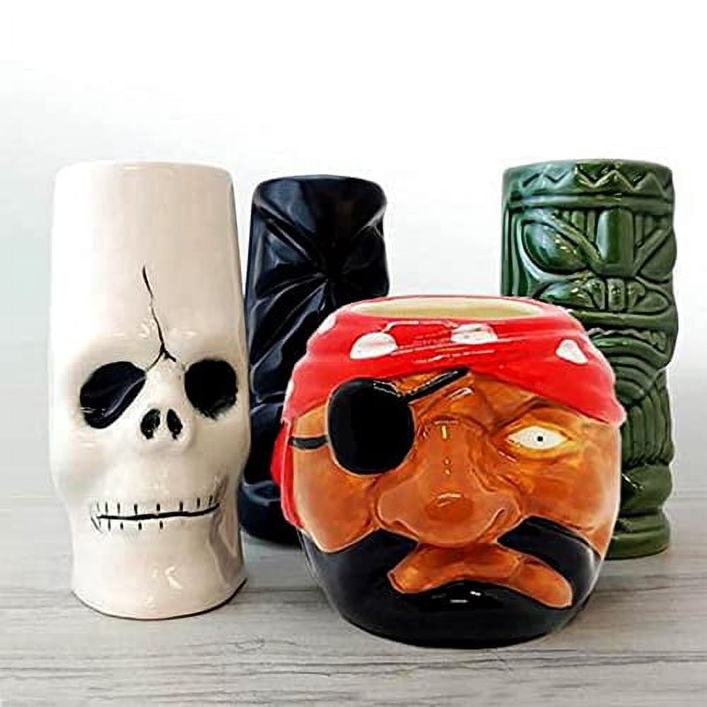 BARCONIC Ceramic Coconut Mug - 14 Oz, Dishwasher Safe, Tiki Party Cup For Tropical Drinks 2 thumbnail image