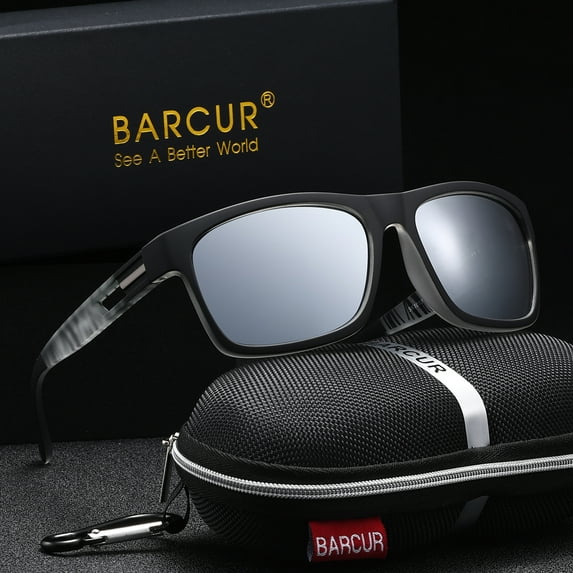 BARCUR Brand Polarized Men's Sunglasses With Multiple Colors Available PC Material TAC Lenses Comfortable And Lightweight Women's Sunglasses Driving Beach Cycling Good Gift Choice