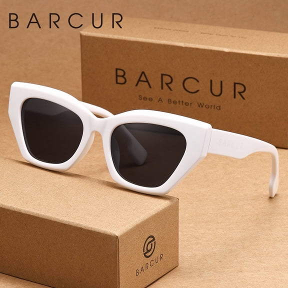BARCUR Cat Eye Frame Vacation Style Sunglasses Fashion Accessories Temperament Uv Protection Brand Packaging
