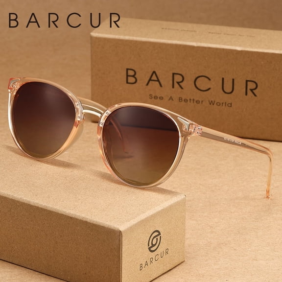 BARCUR Exquisite Oval Party Style Sunglasses Reduce Glare And Prevent Uv Rays. Brand Packaging Is A Great Gift Item