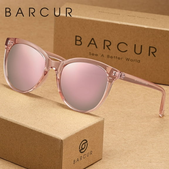 BARCUR Exquisite Vacation Style Sunglasses With UV Protection And Glare Reduction. Brand Packaging Is A Great Gift Item