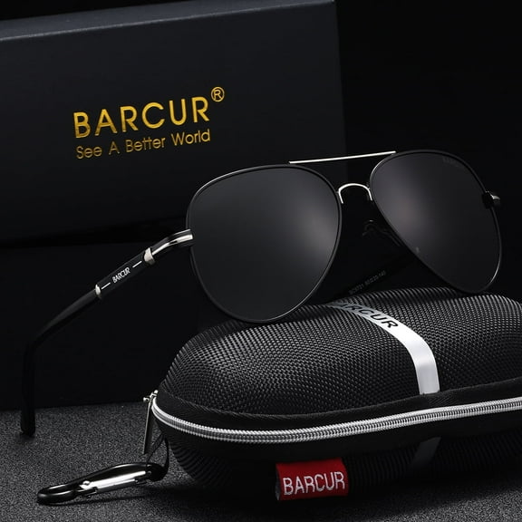 BARCUR  Lightweight And Comfortable Casual Business Style Sunglasses With Fashionable Decoration And UV Brand Packaging